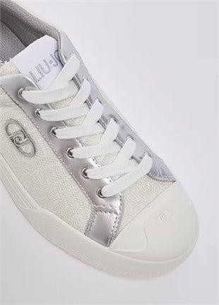 Simli Monogramlı Sneaker
