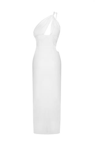 Organik Keten Ekru Elbise