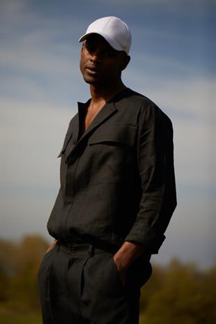 Organik Keten Siyah Pantolon