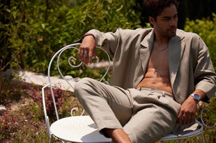 Yeşil Organik Keten Kimono