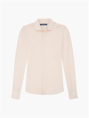 Antonio Somon Rengi Keten Gömlek