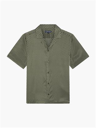 Erkek Kısa Kollu İpek Gömlek