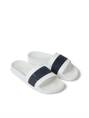 Kalın Tabanlı Çizgili Plaj Terliği