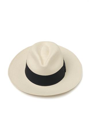 Lacivert Kemer Detaylı Hasır Erkek Şapka