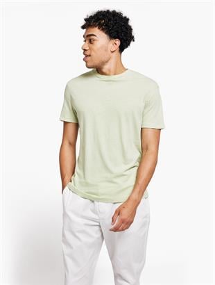 Lucio Bisiklet Yaka Yeşil T-shirt