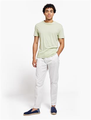 Lucio Bisiklet Yaka Yeşil T-shirt