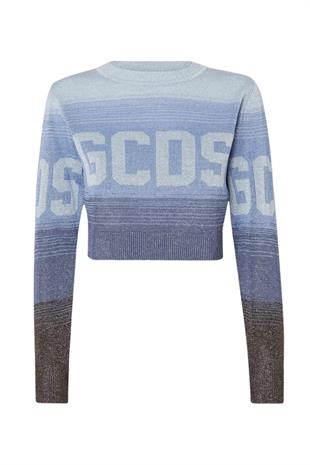 Degrade Geçişli Crop Triko