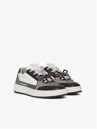 Deri Geçişli Erkek Sneaker