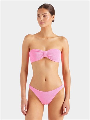 Dokulu Pembe Bikini Takımı
