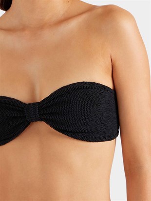 Dokulu Siyah Bikini Takımı