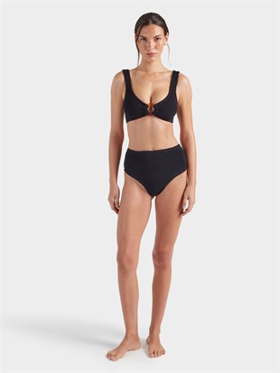 Dokulu Siyah Bikini Takımı