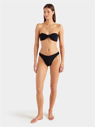 Dokulu Siyah Bikini Takımı