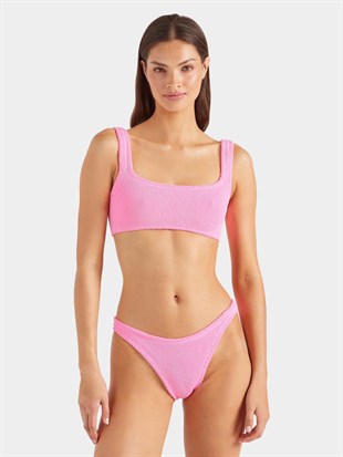Pembe Dokulu Bikini Takımı