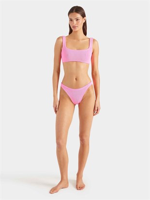 Pembe Dokulu Bikini Takımı
