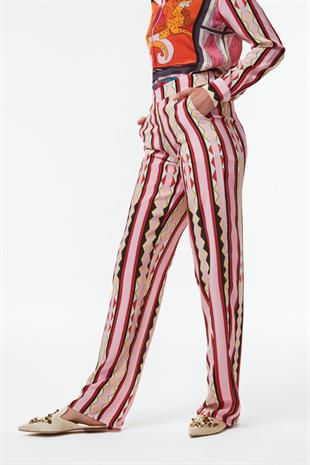 Düz Kesim İpek Pantolon