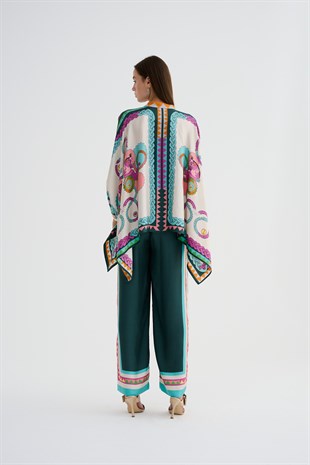 Yeşil Desenli Gömlek