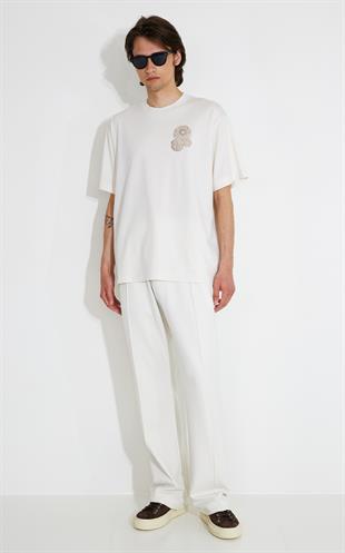 Çiçek Illustrasyon Detaylı T-shirt