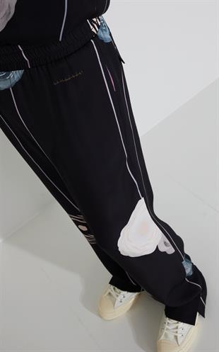 Floral Desenli Pantolon