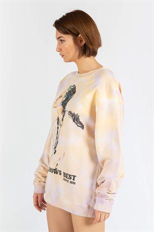 M MISSONI Sıfır Yaka Uzun Kollu Sweatshirt
