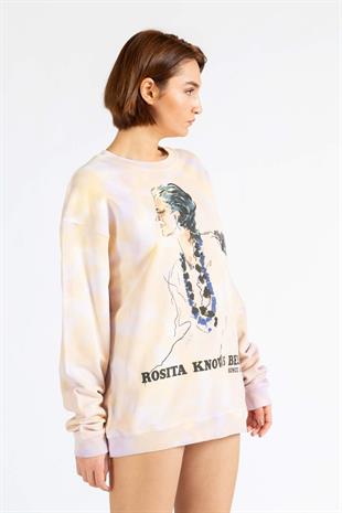M MISSONI Sıfır Yaka Uzun Kollu Sweatshirt