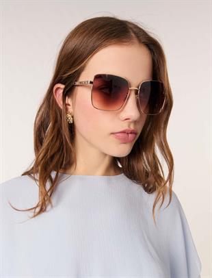 Açık Mavi Katmanlı Şifon Bluz