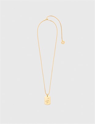 Akrep Burcu Taş Detaylı Kolye