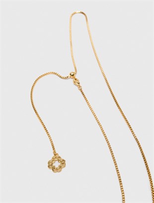 Aslan Burcu Taş Detaylı Kolye