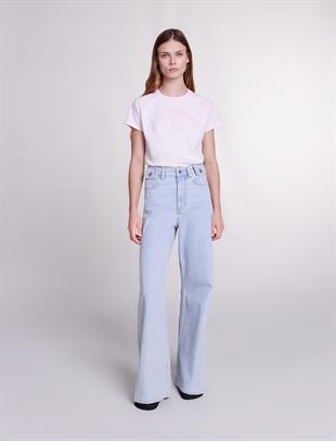 Baskılı Pamuk T-shirt