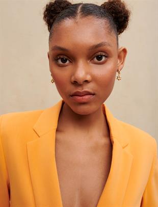 Belde Aksesuar Detaylı Ceket Elbise