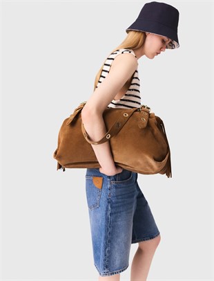 Boncuk İşlemeli Crop Triko Üst