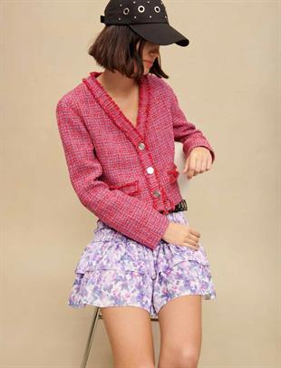 Büzgü Belli Mini Etek