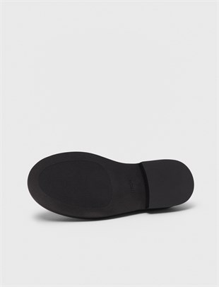 Clover Logo Detaylı Bordo Loafer