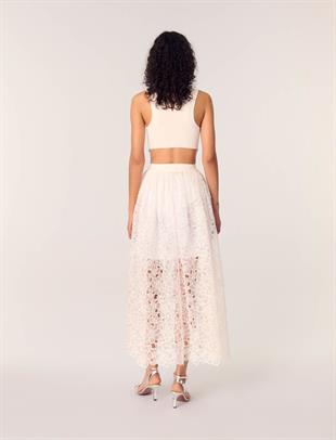 Cut Out Beyaz Bodysuit
