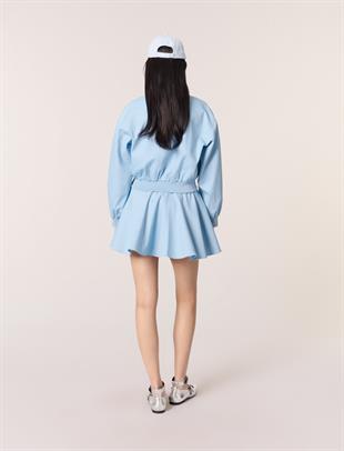 Denim bomber kısa ceket