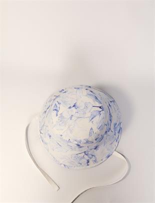 Floral Desenli Bucket Şapka