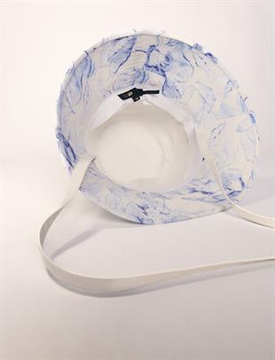 Floral Desenli Bucket Şapka