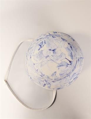Floral Desenli Bucket Şapka