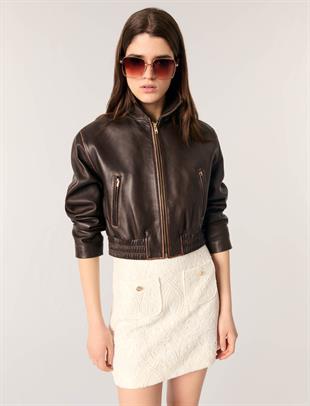 Güpür İşlemeli Mini Etek