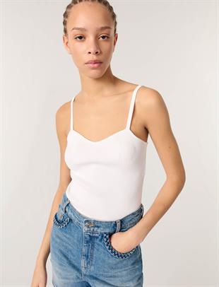 İnce Askılı Triko Üst