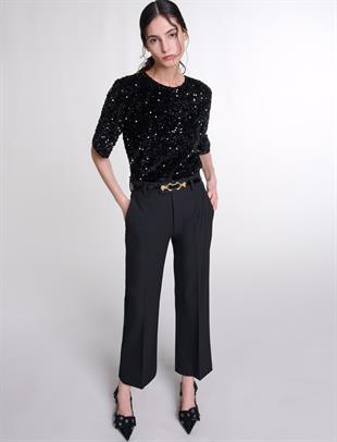 İspanyol Paça Düz Kesim Pantolon