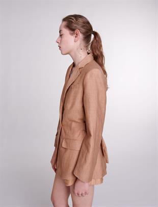 Keten Kahverengi Blazer