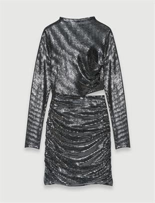 Metalize Mini Elbise