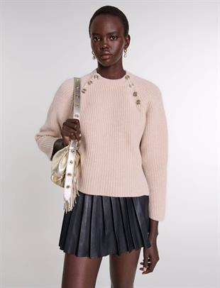 Mumlu Piliseli Mini Etek