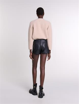 Mumlu Piliseli Mini Etek