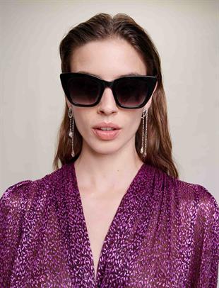 Pembe Metalik Mini Elbise