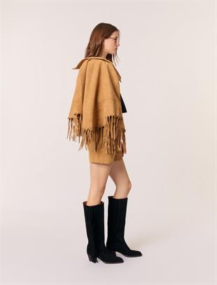 Püsküllü Süet Şort