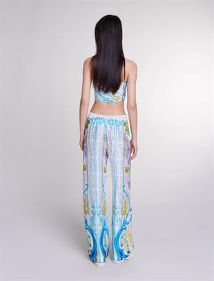 Saten Görünümlü Pantolon