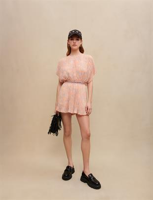 Soyut Desenli Pilise Tulum