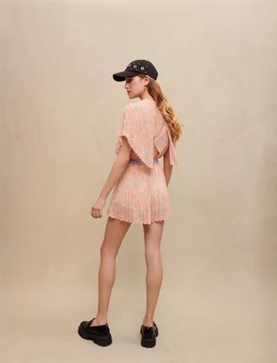 Soyut Desenli Pilise Tulum