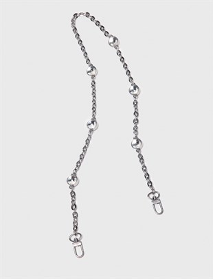 Taş Detaylı Silver Kemer